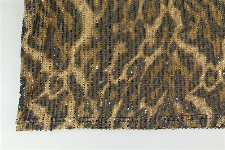 Bawdy Leopard Women's Party Dress