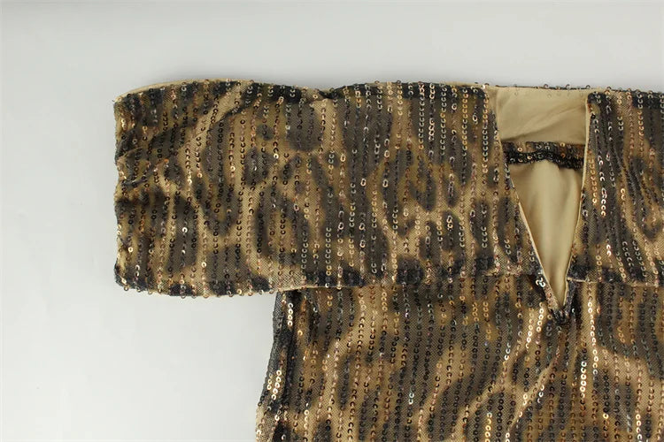 Bawdy Leopard Women's Party Dress